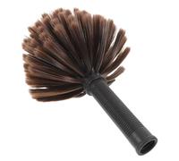 Cobweb Cleaner Brush, Spiderweb Remover Brush Replacement Head, Plastic Web Fits 19mm Inner Diameter Rod Threads for Ceiling Corners and Porch Use