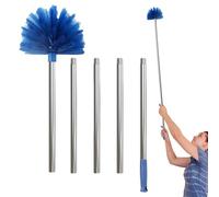 Cobweb Duster - Long Handle Duster, Sturdy Ceiling Fan Cleaner, Furniture Dusting Tool | Retractable Extension Pole For Cleaning Hard-to-Reach Corners Wet Or Dry Use Home Office