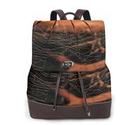 Cobwebs with A Spider Print Women Fashion Backpack Ladies Pu Leather Backpacks Handbag Waterproof Rucksack Travel Backpack with Flap