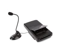 Coby Portable Cassette Player & Tape Cassette Recorder with Built-in Microphone & One-Touch Recording with Automatic Stop, External Boom Mic (CVR42BK)