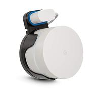 Coby WiFi Wall-Mount Holder, Wall-Outlet Router Mount with Cable Management, No-Screw Hidden Storage Stand Compatible with Google Home WiFi Devices & Smart Speakers, Black