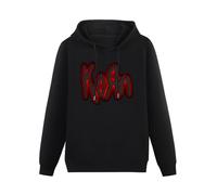 CoByda Korn Metal Music Men's Black Hooded Unisex Sweatshirt S