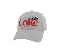 Coca-Cola 887600 Diet Coke Embroidered Logo Gray Adjustable Hat