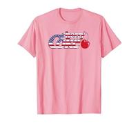 Coca-Cola American Flag Cherry Coke Logo Fill T-Shirt, Men, Pink, X-Large