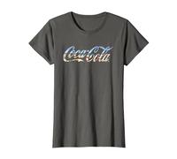 Coca Cola Beach Logo T-Shirt, Women, Asphalt Grey, X-Small
