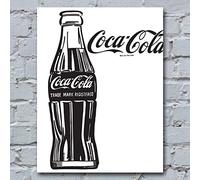 Coca Cola Bottle Andy Warhol Canvas Art Print Home Decor 42cm 55cm. Classic Soda Bottle Pop Art
