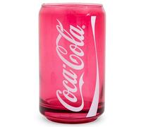 Coca-Cola Can-Shaped Red Glass Cup | Holds 10 Ounces