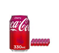Coca Cola Cherry Can Multipack, 24 x 330 ml