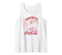 Coca-Cola Christmas Holidays are Coming Vintage Poster Tank Top