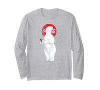 Coca-Cola Christmas Polar Bear Portrait Long Sleeve T-Shirt