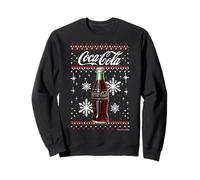 Coca-Cola Classic Bottle Christmas Sweater Style Sweatshirt