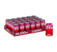Coca Cola Classic Can Cherry 330 ml (Pack of 24), Vegetarian