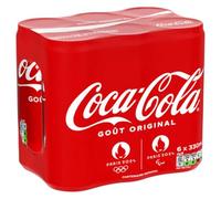 Coca-Cola Coca-Cola Original Pack of 6 x 33 cl Cans