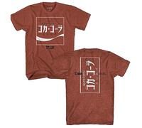 Coke Classic Vintage 80's Adult Logo T-Shirt, Kanji, Large