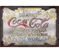 Coca Cola Coke inspired Vintage Retro Man Cave Bar Pub Shed Novelty Gift Aluminium Metal Tin Wall Décor Sign