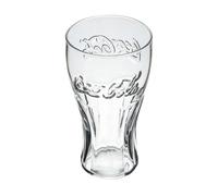 Coca Cola Contour Highball Drinking Glass 320ml Clear Round Dishwasher Safe