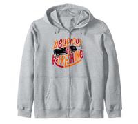 Coca-Cola Delicious Refreshing Classic Vintage Zip Hoodie