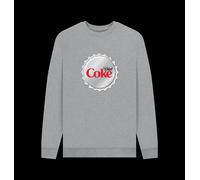 Coca Cola Diet Coke Heather Grey Sweatshirt Coca Cola Light Grey 2XL