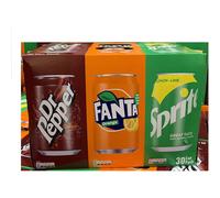 Coca Cola Dr. Pepper, Fanta, Sprite Cans, 330 ml Variety Pack of 30
