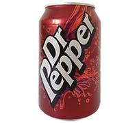 Coca-Cola Dr Pepper Soft Drink Can 330ml Pack of 24