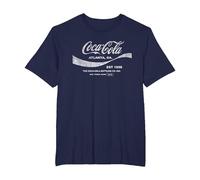 Coca Cola Drink 1886 T-Shirt, Men's Big and Tall, Navy Blue, 3X Tall