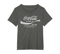 Coca Cola Drink 1886 T-Shirt, Women's Plus, Asphalt Grey, 6X