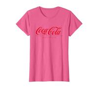 Coca Cola Enjoy and Refresh Yourself T-Shirt, Women, Pink Heather, X-Large