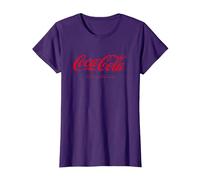 Coca Cola Enjoy and Refresh Yourself T-Shirt, Women, Purple, XX-Large