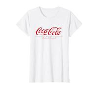 Coca Cola Enjoy and Refresh Yourself T-Shirt, Women, White, X-Small