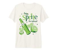 Coca-Cola Enjoy Sprite It's A Natural! Tart & Tingling Retro Premium T-Shirt