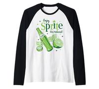 Coca-Cola Enjoy Sprite It's A Natural! Tart & Tingling Retro Raglan Baseball Tee