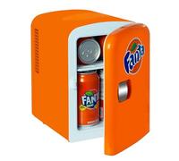 Koolatron Coca-Cola FA04 Fanta Portable 6 Can Thermoelectric Mini Fridge Cooler/Warmer - Orange