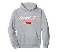 Coca Cola Gradient Logo Pullover Hoodie, Adult Unisex, Heather Grey, Medium