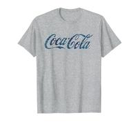 Coca Cola Hawaiian Logo T-Shirt, Men, Heather Grey, X-Large