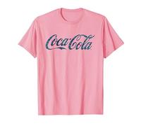 Coca Cola Hawaiian Logo T-Shirt, Men, Pink, Small