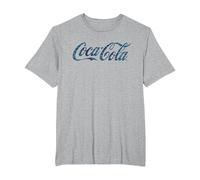 Coca Cola Hawaiian Logo T-Shirt, Men's Big and Tall, Heather Grey, 2X Tall