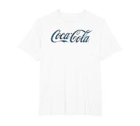 Coca Cola Hawaiian Logo T-Shirt, Men's Big and Tall, White, 5X Tall
