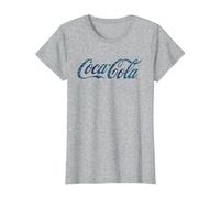 Coca Cola Hawaiian Logo T-Shirt, Women, Heather Grey, XX-Large