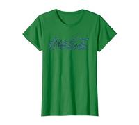 Coca Cola Hawaiian Logo T-Shirt, Women, Kelly Green, X-Small