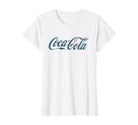 Coca Cola Hawaiian Logo T-Shirt, Women, White, X-Small