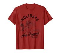 Coca Cola Holidays Are Coming Christmas Santa Bottle T-Shirt