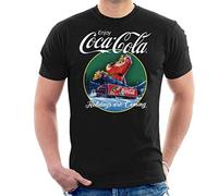 Coca Cola Holidays are Coming Truck Men's T-Shirt Black
