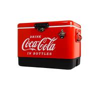 Coca-Cola Ice Chest Cooler Cool Box with Bottle Opener 51L