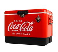 Coca-Cola Ice Chest Cooler Cool Box with Bottle Opener 51L