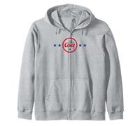 Coca-Cola Ice Cold Coke Americana Circle Logo Zip Hoodie