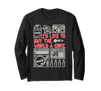 Coca-Cola I'd Like to Buy The World A Coke Retro Musical Long Sleeve T-Shirt