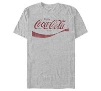 Coca-Cola Men's Taste of Time Coke Short Sleeve T-Shirt, Athletic Heather, Large