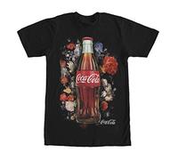 Coca-Cola Men's Bottled Film Coke Short Sleeve T-Shirt, Black, Large