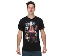 Coca-Cola Men's Bottled Film Coke Short Sleeve T-Shirt, Black, Large