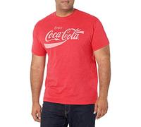 Coca-Cola Men's Coke Classic T-Shirt, Red Heather, Large